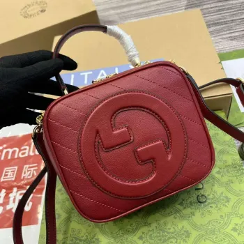 Gucci 744434 Gucci Blondie Taška s horním držadlem Červená
