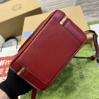 Gucci 744434 Gucci Blondie Taška s horním držadlem Červená