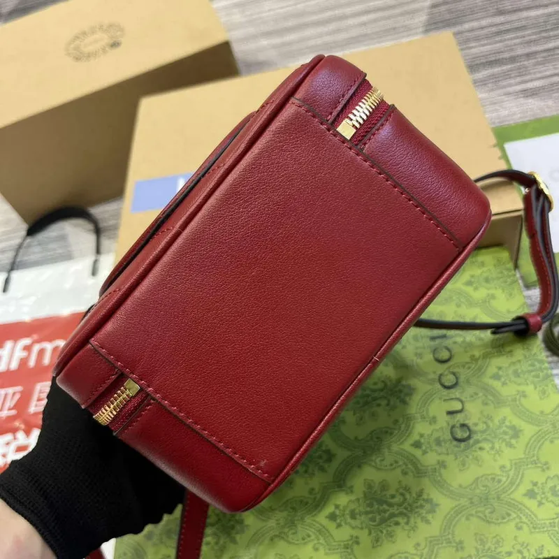 Gucci 744434 Gucci Blondie Taška s horním držadlem Červená