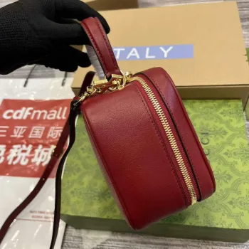 Gucci 744434 Gucci Blondie Taška s horním držadlem Červená