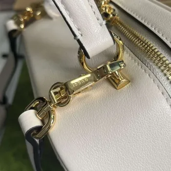 Gucci 744434 Gucci Blondie Taška s horním madlem Bílá