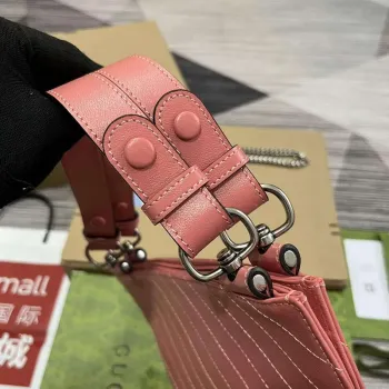 Gucci 751518 Gucci Blondie Malá Taška přes Rameno Růžová