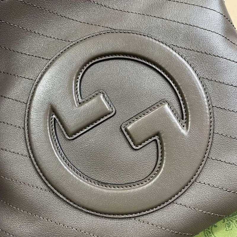 Gucci 751518 Gucci Blondie Malá Taška přes Rameno Hnědá