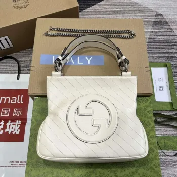 Gucci 751518 Gucci Blondie Malá Taška přes Rameno Bílá