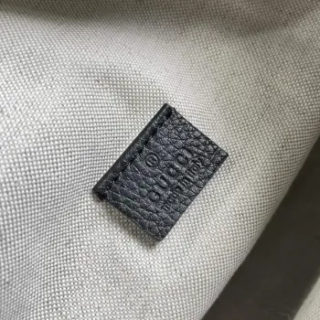 Gucci 645093 Jumbo GG Pásková taška Černá