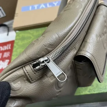 Gucci 645093 Jumbo GG Pásková taška Taupe