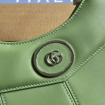 Gucci 745918 Petite GG Malá Taška Tote Světle zelená