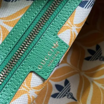Gucci 727558 Adidas X Gucci Střední taška přes rameno Zelená