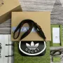 Gucci 727791 Adidas X Gucci Mini Taška Černá