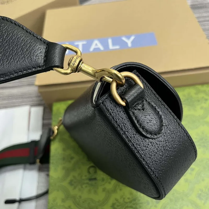 Gucci 727791 Adidas X Gucci Mini Taška Černá