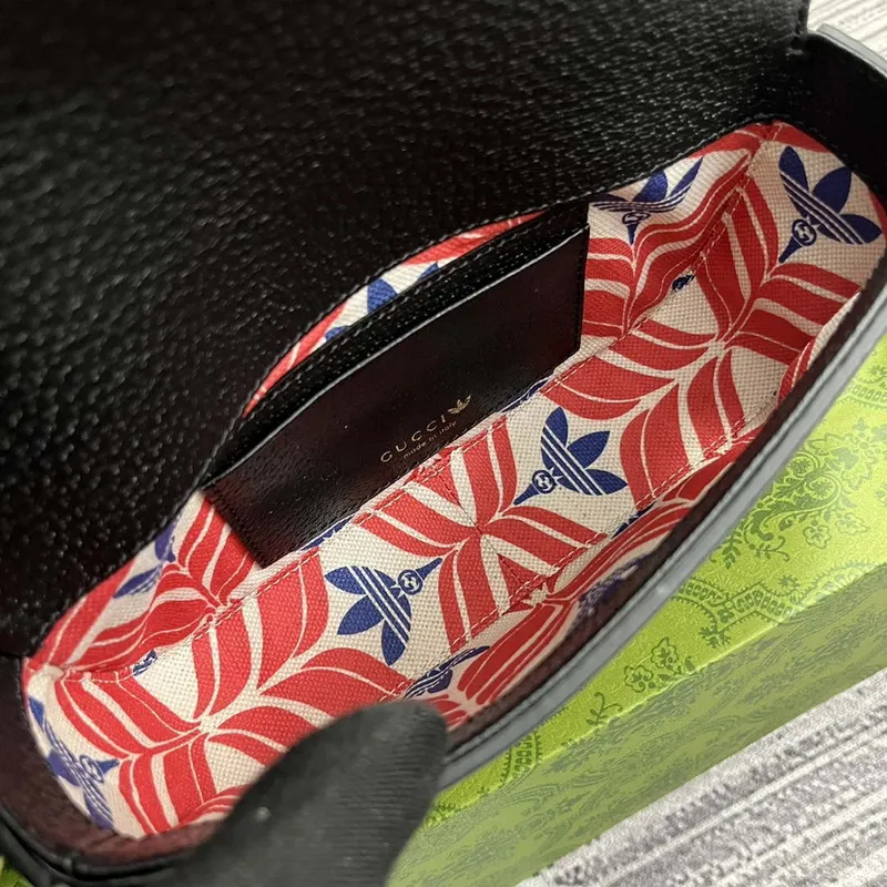Gucci 727791 Adidas X Gucci Mini Taška Černá