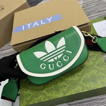 Gucci 727791 Adidas X Gucci Mini Taška Zelená