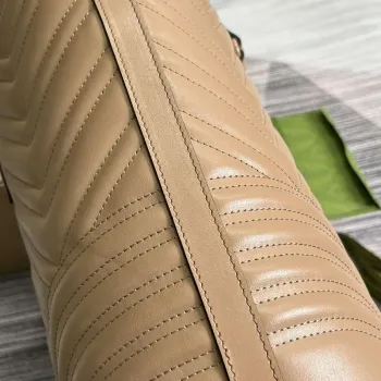 Gucci 739684 GG Marmont Velká taška Rose beige