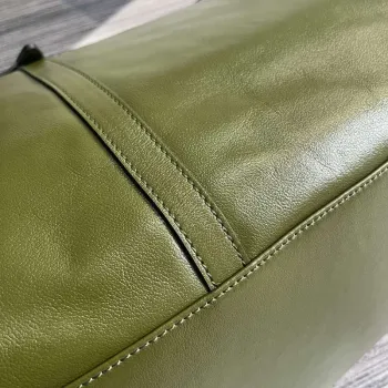 Gucci 725683 Velká taška přes rameno s tónovým dvojitým G lesní zelená