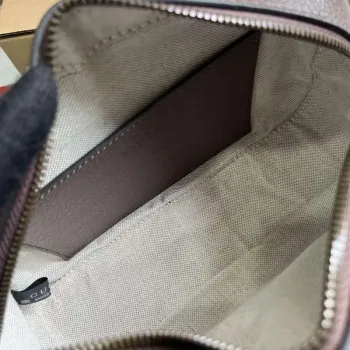 Gucci 752591 Ophidia Gg Malá Kabelka Přes Rameno Hnědá