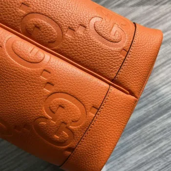 Gucci 726755 Jumbo GG velká taška přes rameno oranžová