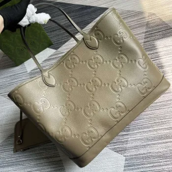 Gucci 726755 Jumbo GG velká taška přes rameno Taupe