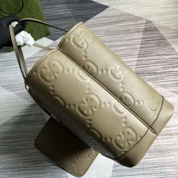 Gucci 726755 Jumbo GG velká taška přes rameno Taupe