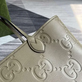 Gucci 726755 Jumbo GG velká taška přes rameno Taupe