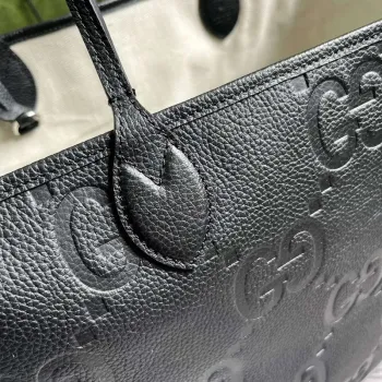 Gucci 726755 Jumbo GG velká taška přes rameno černá