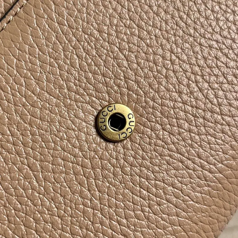 Gucci 750461 Peněženka s propleteným G hadí mašlí růžová béžová