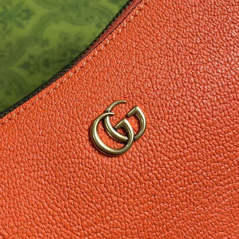 Gucci 739076 Mini ramenní taška Aphrodite oranžová