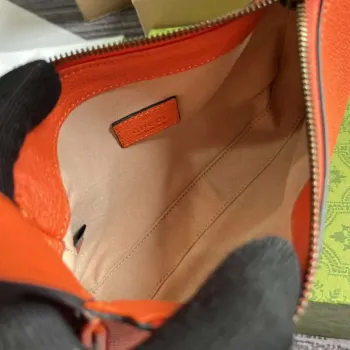 Gucci 739076 Mini ramenní taška Aphrodite oranžová