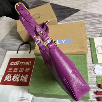 Gucci 731817 Aphrodite Malá Kabelka přes Rameno Fialová