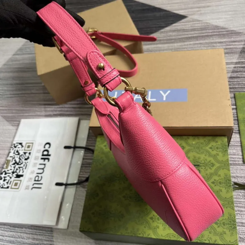 Gucci 731817 Aphrodite Malá Kabelka přes Rameno Růžová