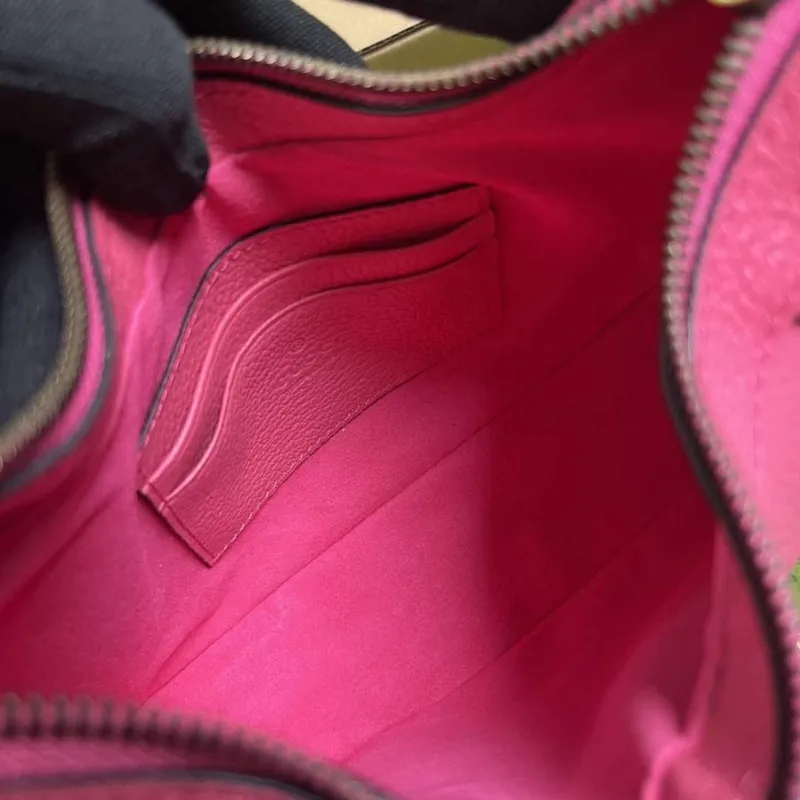 Gucci 731817 Aphrodite Malá Kabelka přes Rameno Růžová