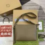Gucci 696009 Jumbo GG Střední Messenger Taška Taupe