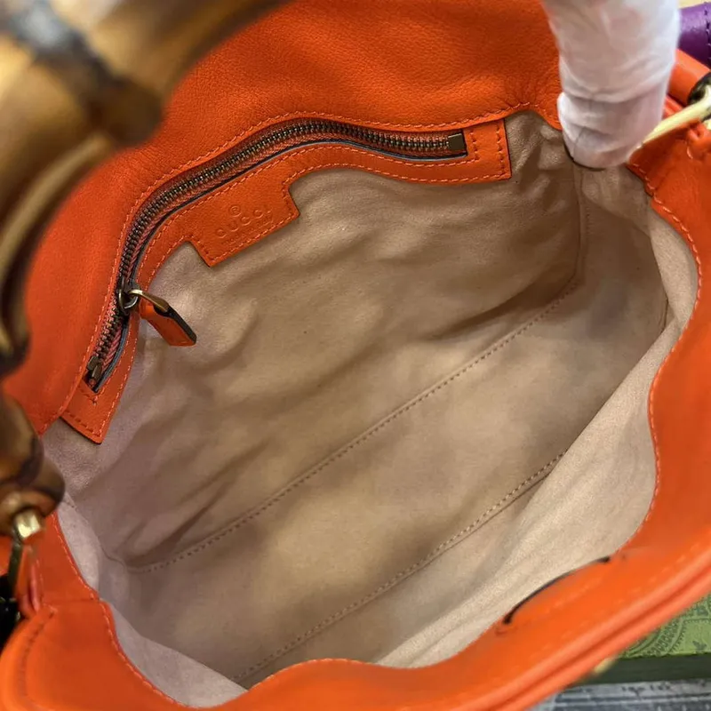 Gucci 746251 Gucci Diana Malá Kabelka Přes Rameno Oranžová