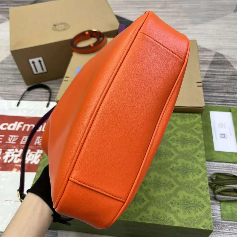 Gucci 746124 Gucci Diana Střední Kabelka přes rameno Oranžová