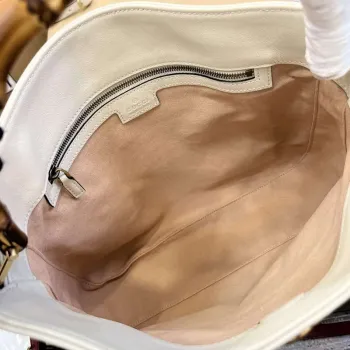 Gucci 746124 Gucci Diana Střední Kabelka přes Rameno Bílá