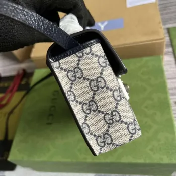 Gucci 652683 Mini Taška s Zámkem Černá