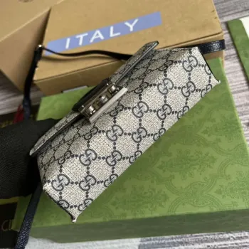 Gucci 652683 Mini Taška s Zámkem Černá