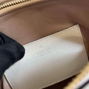 Gucci 715775 Gucci Diana Mini Tote Bag Bílá kůže
