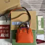 Gucci 715775 Gucci Diana Mini Tote Bag oranžová kůže