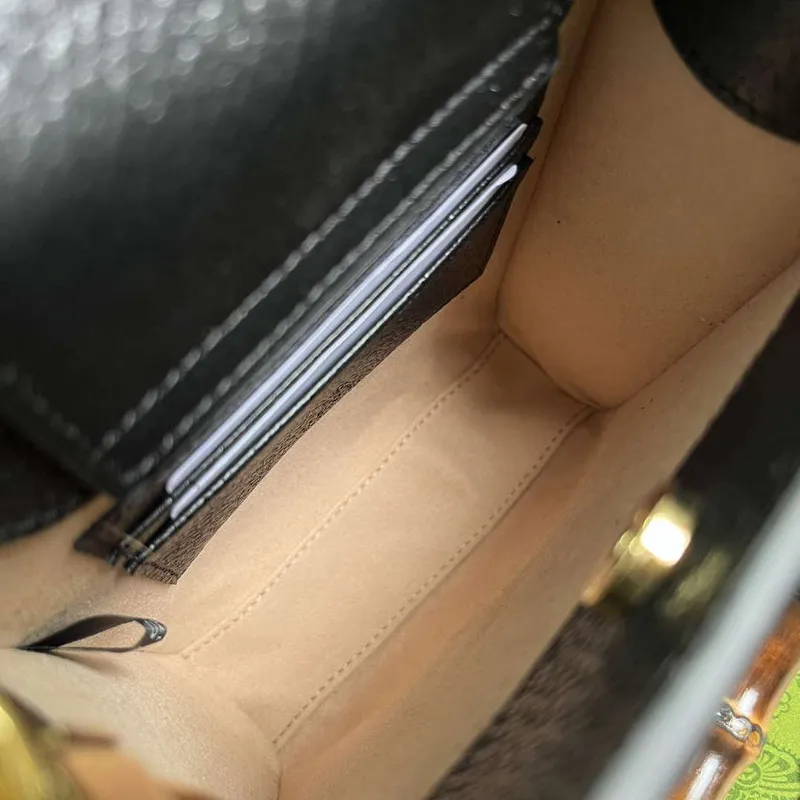 Gucci 739079 Diana Mini Tote Bag Černá Kůže