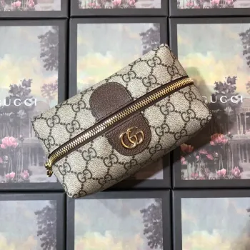 Gucci 611001 GG Ophidia GG kosmetická taška béžová hnědá