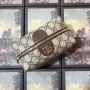Gucci 611001 GG Ophidia GG kosmetická taška béžová hnědá