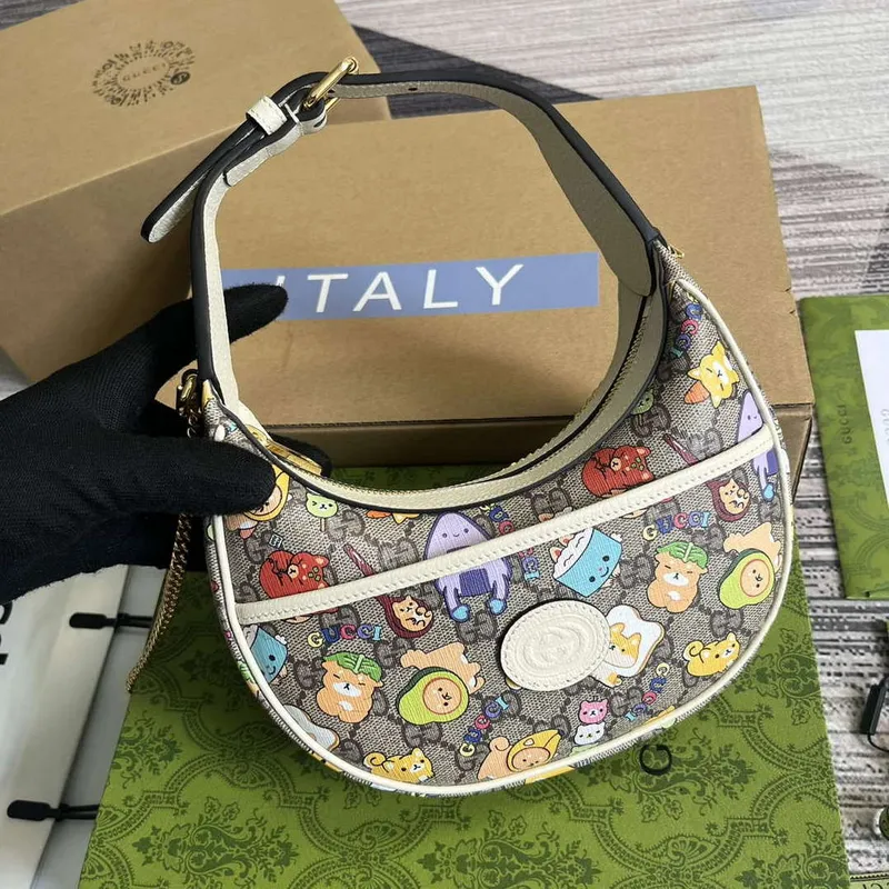 Gucci 726843 Gucci Mini Taška s Tiskem Zvířat