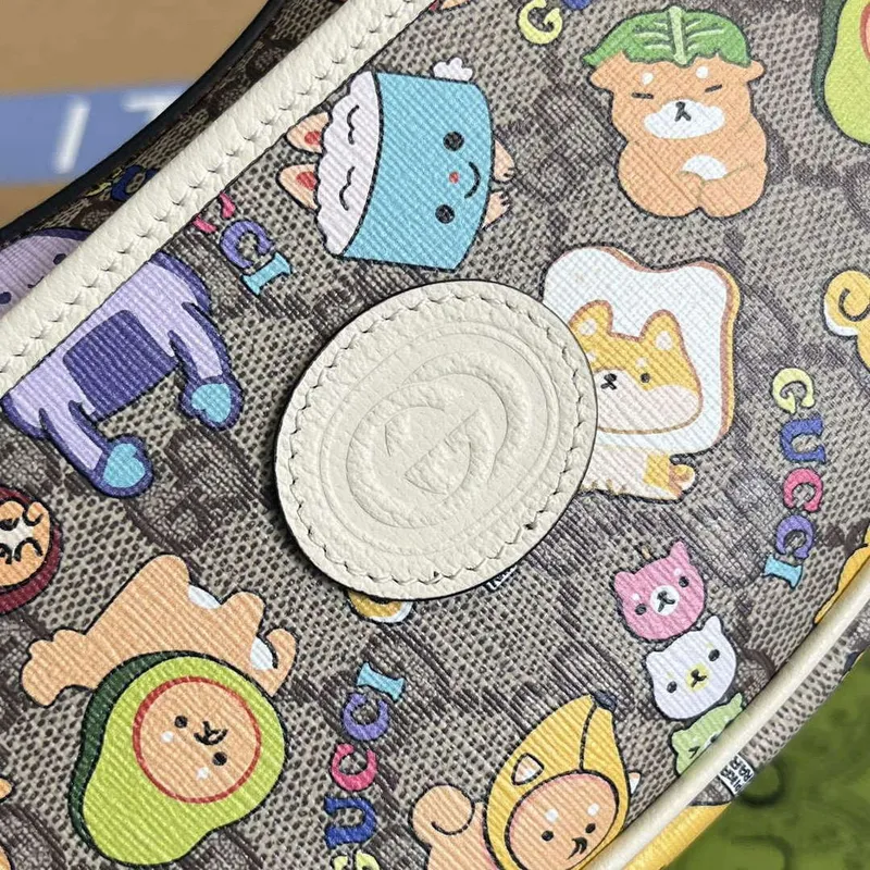 Gucci 726843 Gucci Mini Taška s Tiskem Zvířat