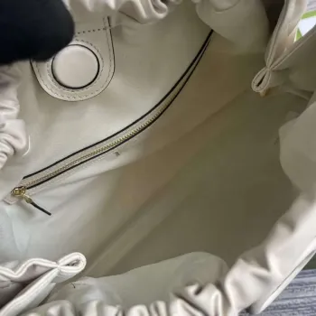 Gucci 746210 Gucci Deco Střední Taška přes Rameno Bílá