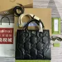 Gucci 728236 GG Matelassé Tote Černá