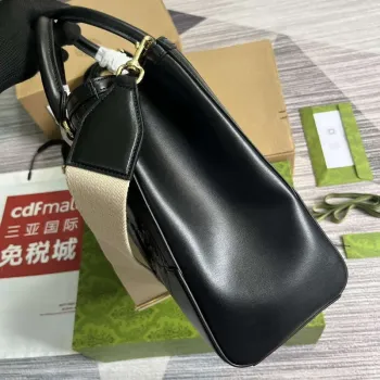Gucci 728236 GG Matelassé Tote Černá