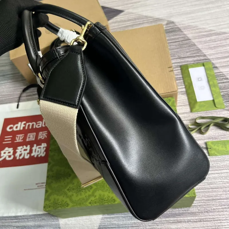 Gucci 728236 GG Matelassé Tote Černá