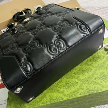 Gucci 728236 GG Matelassé Tote Černá