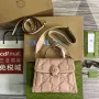 Gucci 736877 GG Matelassé Kabelka Růžová
