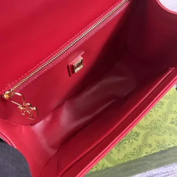 Gucci 740988 Koni inspirovaná taška přes rameno Modrá a červená